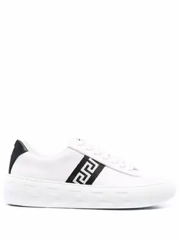 Кеды с узором Greca Versace, белый 17693199 | белый
