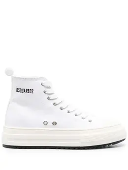 Высокие кеды на платформе Dsquared2, белый 19578973 | белый