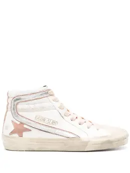 Высокие кеды Slide Golden Goose, белый 22538156 | белый