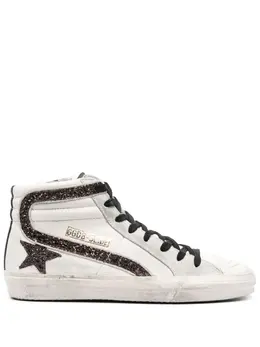 Кеды Slide с пайетками Golden Goose, белый 22311380 | белый