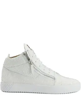 Кроссовки Kriss на молнии Giuseppe Zanotti, белый 30971885 | белый