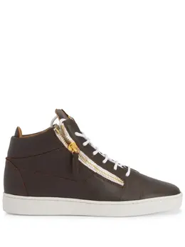 Кроссовки с логотипом Frankie Giuseppe Zanotti, коричневый 20101987 | коричневый