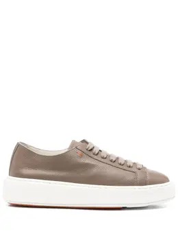 Кеды на шнуровке Santoni, коричневый 30717136 | коричневый