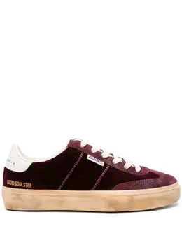 Бархатные кроссовки Soul-Star Golden Goose, красный 21576034 | красный