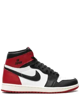 Кроссовки Air Jordan 1 High OG Black Toe Reimagined, красный 24894584 | красный