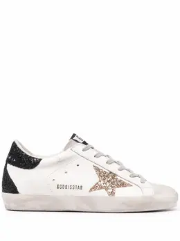 Кеды на шнуровке с нашивками Golden Goose, белый 17486354 | белый