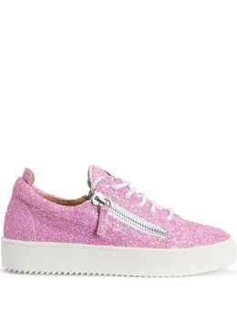 Кеды Gail с блестками Giuseppe Zanotti, розовый 17438810 | розовый