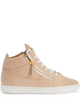 Кожаные кроссовки Nicki Giuseppe Zanotti, розовый 20105033 | розовый