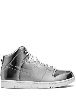 Кроссовки Dunk High Flux из коллаборации с CLOT Nike, серебряный 18245511 | серебристый