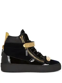 Высокие кеды Coby Giuseppe Zanotti, синий 16788543 | синий