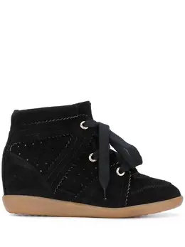 Кроссовки Bobby на танкетке Isabel Marant, черный 12157558 | черный