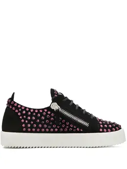 Кроссовки Doris с кристаллами Giuseppe Zanotti, черный 14071163 | черный