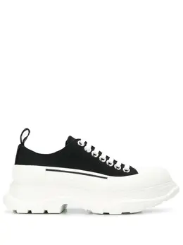 Кроссовки на плоской платформе Alexander McQueen, черный 14895889 | черный