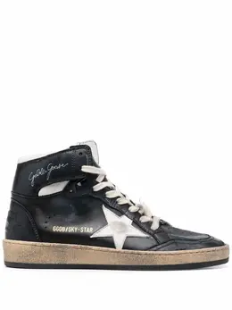 Высокие кеды с логотипом Golden Goose, черный 17638446 | черный