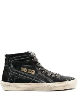 Высокие кеды Slide Golden Goose, черный 19450157 | черный