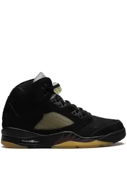 Кроссовки Air Jordan 5 Black из коллаборации с A Ma Maniére, черный 20926708 | черный
