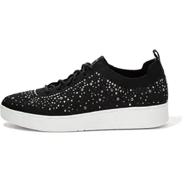 Кроссовки Fitflop Rally Ombre Crystal Knit, черный 137996355 | black