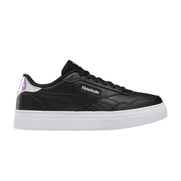 Кроссовки Reebok Wmns Court Advance Bold 'Black Iridescent', черный gw2090 | core black/cloud white/silver metallic