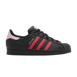Кроссовки Adidas Wmns Superstar 'Black Scarlet Pink', черный ie2999 | core black/supplier color/supplier color