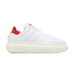 Кроссовки Adidas Wmns Stan Smith Platform 'White Scarlet', белый ie0452 | cloud white/off white/better scarlet