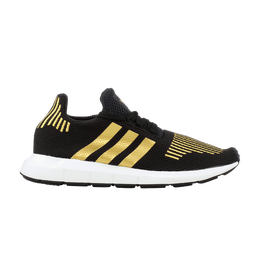 Кроссовки Adidas Wmns Swift Run, черный cg4145 | core black/gold metallic/footwear white