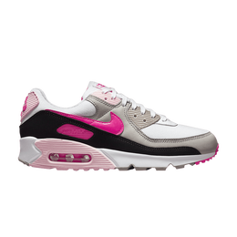 Кроссовки Nike Wmns Air Max 90 'White Hyper Pink', белый dm3051 100 | white/black/college grey/hyper pink