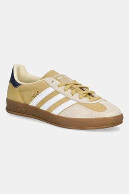 Замшевые кроссовки Gazelle Indoor Adidas, желтый ji3523 | żółty