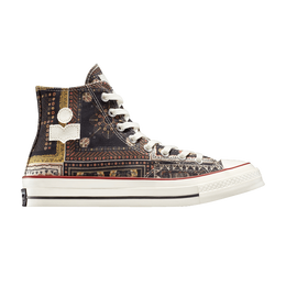 Кроссовки Converse Isabel Marant x Wmns Chuck 70 High 'Black Bandana Scarf', черный a14800c | black/vanilla ice/red