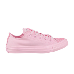Кроссовки Converse Wmns Chuck Taylor All Star Low 'Pink Glitter Toe', розовый 563466f | pink foam/pink foam/pink foam