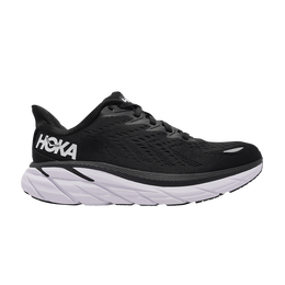 Кроссовки Hoka Wmns Clifton 8 Wide 'Black White', черный 1121375 bwht | black/white