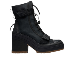 Кроссовки Converse Wmns Chuck Taylor All Star GR82 Extra-High 'Black', черный 563468c | black/black/gum