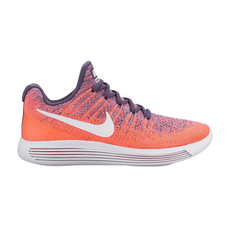 Кроссовки Nike Wmns LunarEpic Low Flyknit 2 'Dark Raisin', красный 863780 500 | dark raisin/white-purple earth