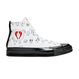 Кроссовки Converse Shrimps x Wmns Chuck 70 High 'White Black', белый 563839c | white/black/black