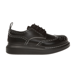 Кроссовки Alexander McQueen Alexander McQueen Wmns Derby Flat 'Black White', черный 611704 whx5c 1070 | black/white