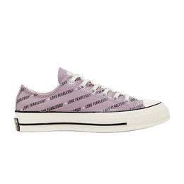 Кроссовки Converse Wmns Chuck 70 Low 'Love Fearlessly', серый 567154c | amethyst grey/egret/black