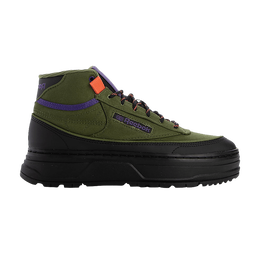 Кроссовки Reebok Wmns Club C Geo Mid 'Khaki', зеленый 100201444 | black/green/purple