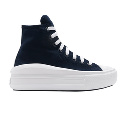 Кроссовки Converse Wmns Chuck Taylor All Star Move High 'Anodized Metals - Obsidian', синий 570261c | obsidian/pure silver/white