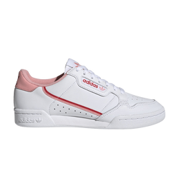 Кроссовки Adidas Wmns Continental 80 'White Glow Pink', белый ef6012 | cloud white/glow pink/lush red