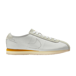 Кроссовки Nike Wmns Cortez Leather 'White Bronze Perforated Swoosh', белый hq1841 100 | white/light bone/coconut milk/bronze