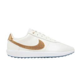 Кроссовки Nike Swarovski x Wmns Cortez Golf 'Gold', белый ci2283 111 | summit white/white/metallic gold