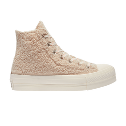 Кроссовки Converse Wmns Chuck Taylor All Star Platform High 'Cozy Club', розовый 570024c | farro/egret/black