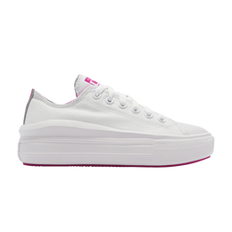 Кроссовки Converse Wmns Chuck Taylor All Star Move Low 'White Purple', белый 572071c | white/purple