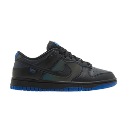 Кроссовки Nike Wmns Dunk Low 'Black Royal Iridescent', черный fb1842 001 | black/black/game royal