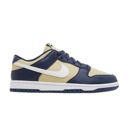 Кроссовки Nike Wmns Dunk Low Next Nature 'Navy Gold', синий dd1873 401 | midnight navy/white/team gold