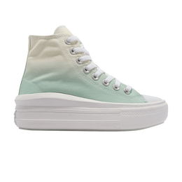 Кроссовки Converse Wmns Chuck Taylor All Star Move High 'Ombre - Light Dew', зеленый 572898c | egret/light dew
