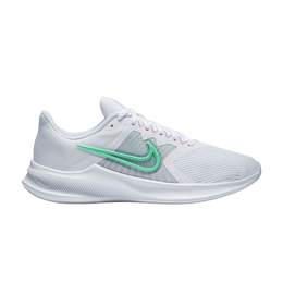 Кроссовки Nike Wmns Downshifter 11 'White Signal Green', белый cw3413 101 | white/signal green/purple
