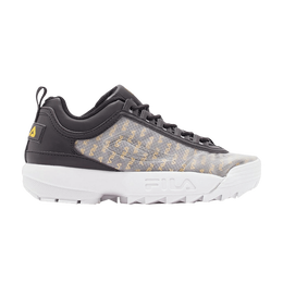 Кроссовки Fila Wmns Disruptor 2 'Clear Logos - Black White Gold', черный 5fm00698 016 | black/white/gold