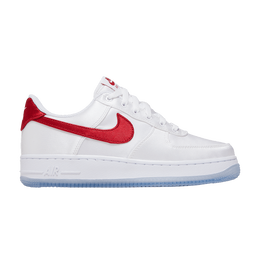 Кроссовки Nike Wmns Air Force 1 Low 'Satin - White Gym Red', белый dx6541 100 | white/gym red/white