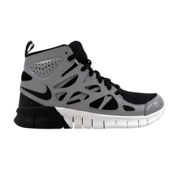Кроссовки Nike Wmns Free Run 2 Sneakerboot Premium, черный 616728 001 | black/black-metallic silver-white