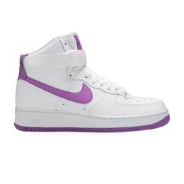 Кроссовки Nike Wmns Air Force 1 High 'White Dark Orchid', белый 334031 112 | white/dark orchid/white